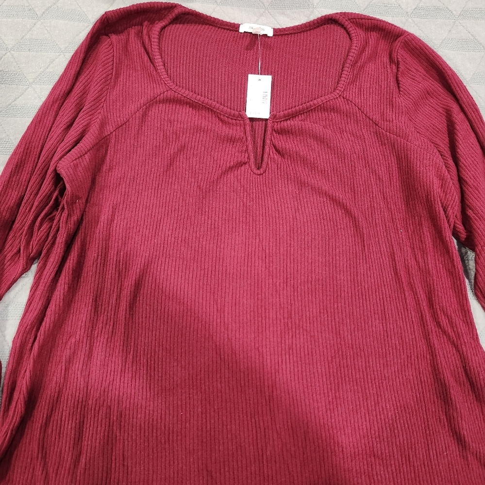 NWT Long Sleeve Maurices 1X Women's Top